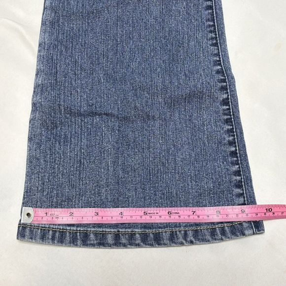 Vintage BONGO Bootcut Denim Jeans Womens 9 Low Rise Back Flap Pocket Y2K - Picture 8 of 14